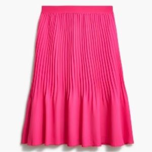 Jcrew pink flowy skirt